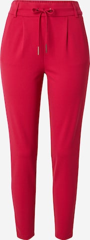 Coupe slim Pantalon à pince 'Poptrash' ONLY en rouge : devant