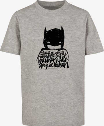 T-Shirt 'DC Comics Batman Always Be Yourself ' F4NT4STIC en gris : devant