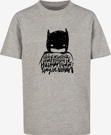 F4NT4STIC Shirt 'DC Comics Batman Always Be Yourself ' in Grey: front