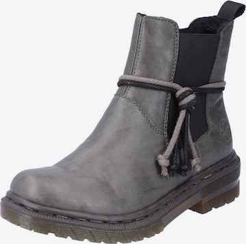 Bottines Rieker en gris : devant