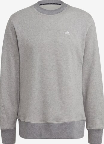 ADIDAS PERFORMANCE Athletic Sweatshirt in Grey: front