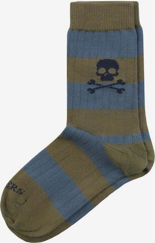 Scalpers Socks in Blue: front