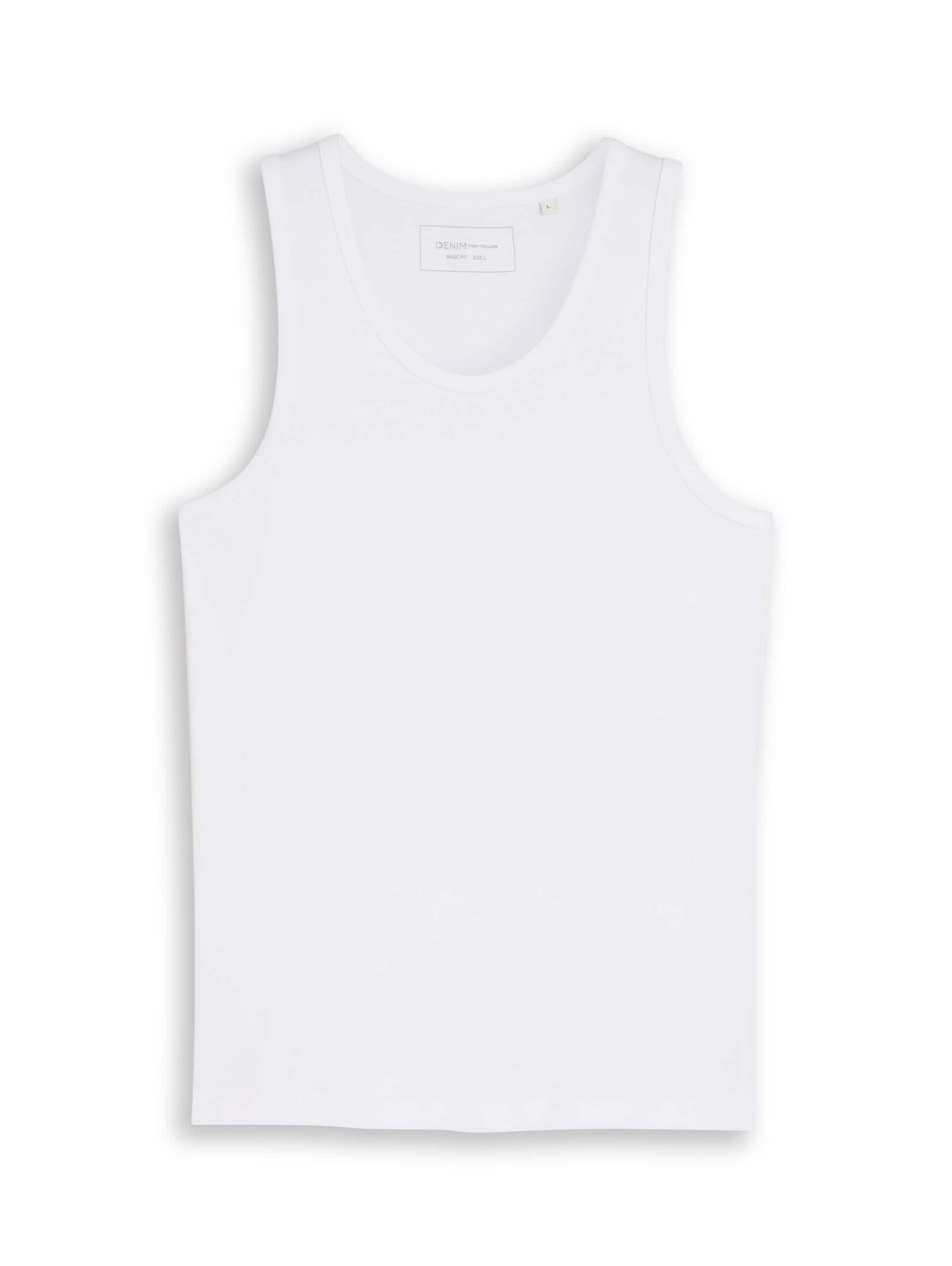 TOM TAILOR DENIM Shirt in de kleur Wit, Productweergave