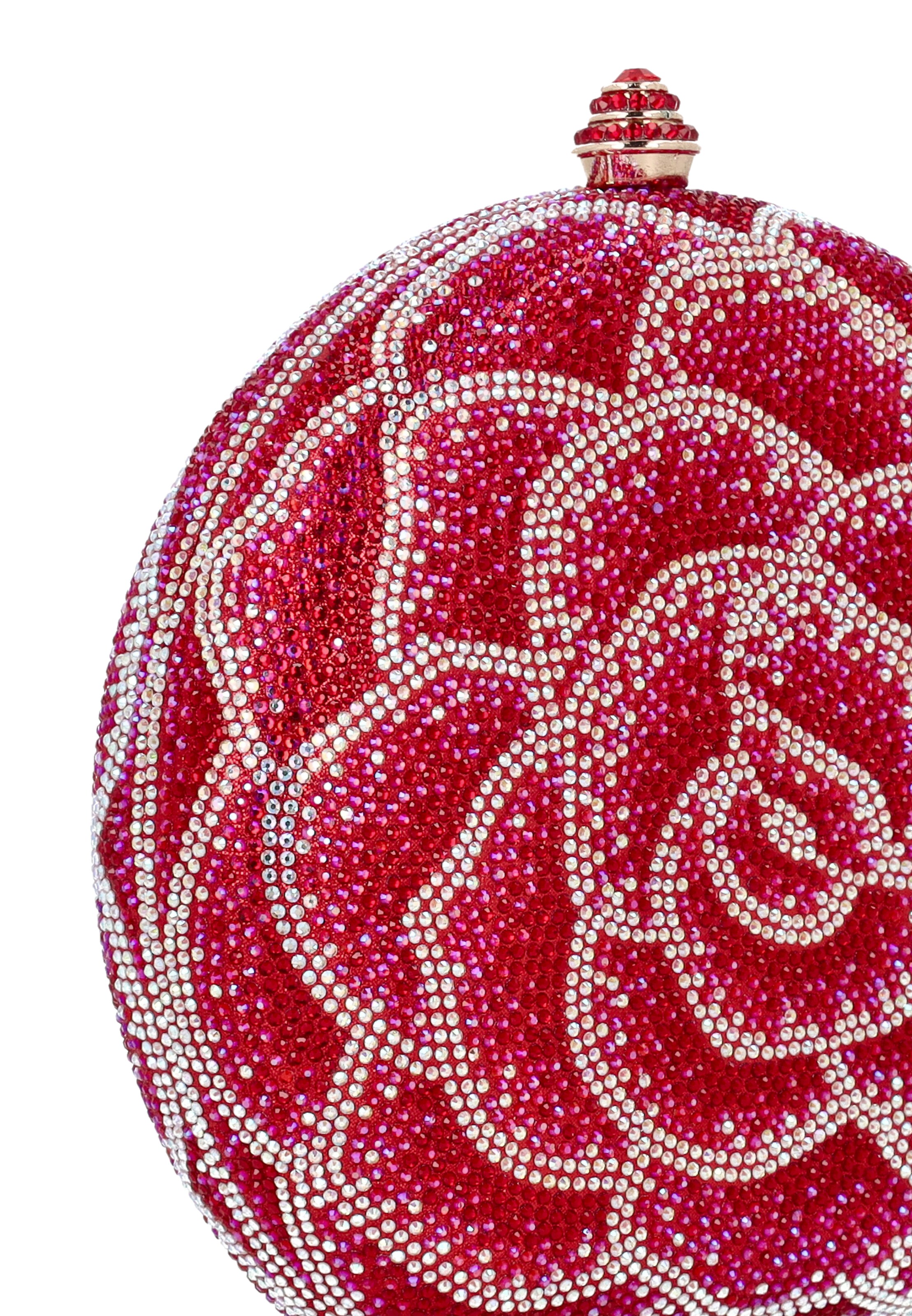 faina - Bolso de noche en rojo