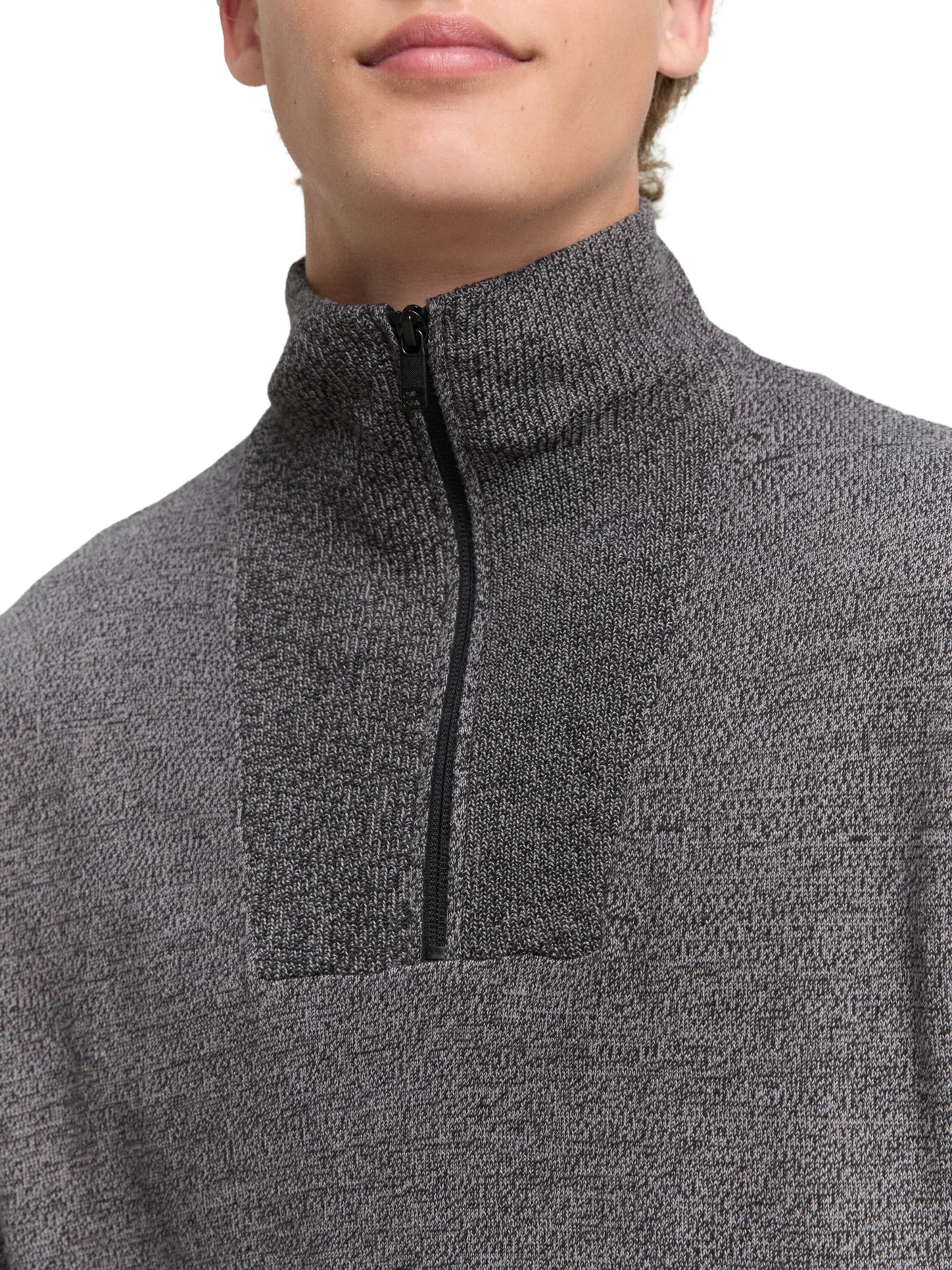 TOM TAILOR DENIM Sweater in Grey