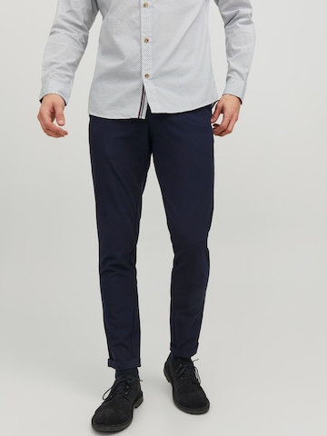 Regular Pantalon chino 'Marco Connor' JACK & JONES en bleu : devant