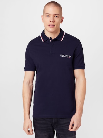 TOMMY HILFIGER Poloshirt in Blau: predná strana