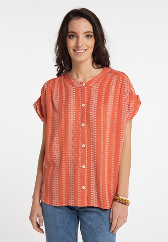 usha FESTIVAL Blouse in Orange: front