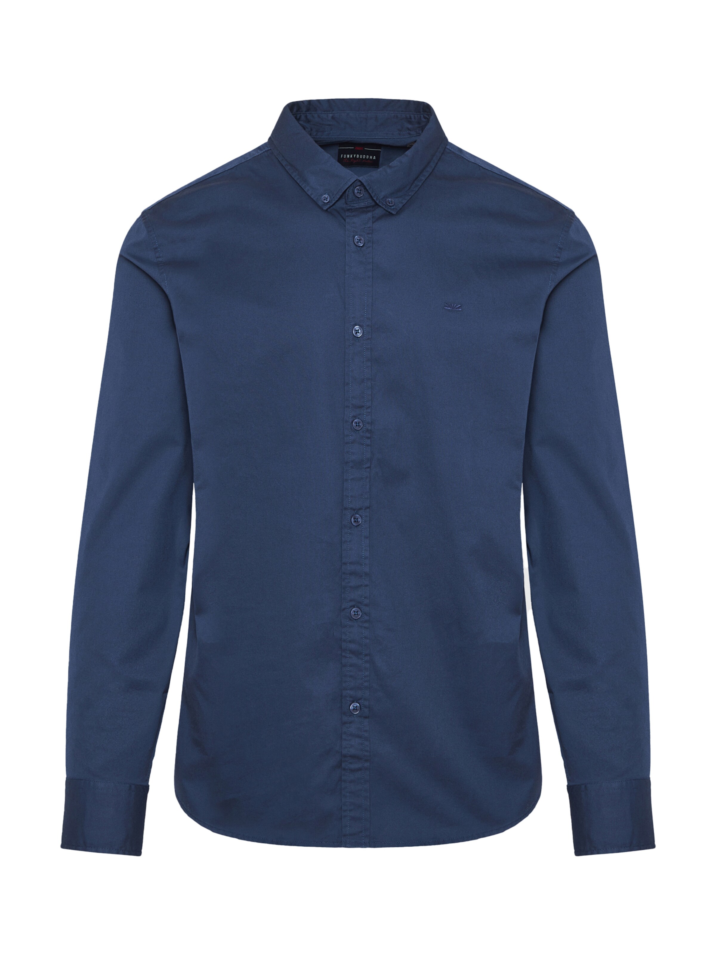 Regular fit Camicia di Funky Buddha in blu: frontale