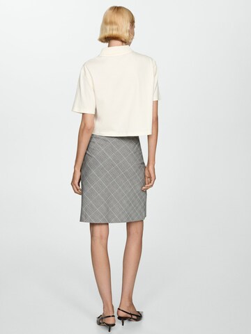 MANGO Poloshirt 'COLE' in Weiß