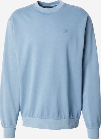 Iriedaily Sweatshirt 'Waterkeeper' in Blue: front