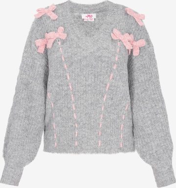 pilka MYMO Laisvas megztinis: priekis