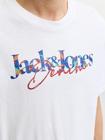 Maglietta 'JJTom' di Jack & Jones Plus in bianco