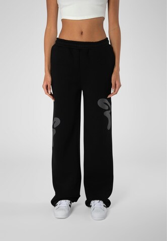 Loosefit Pantalon Felicious en noir : devant