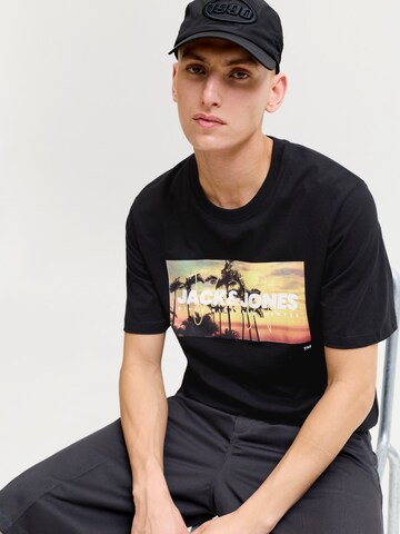 Maglietta 'JJINDIANA' di JACK & JONES in nero