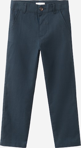 MANGO KIDS Regular Housut 'BOATB' värissä sininen: etupuoli