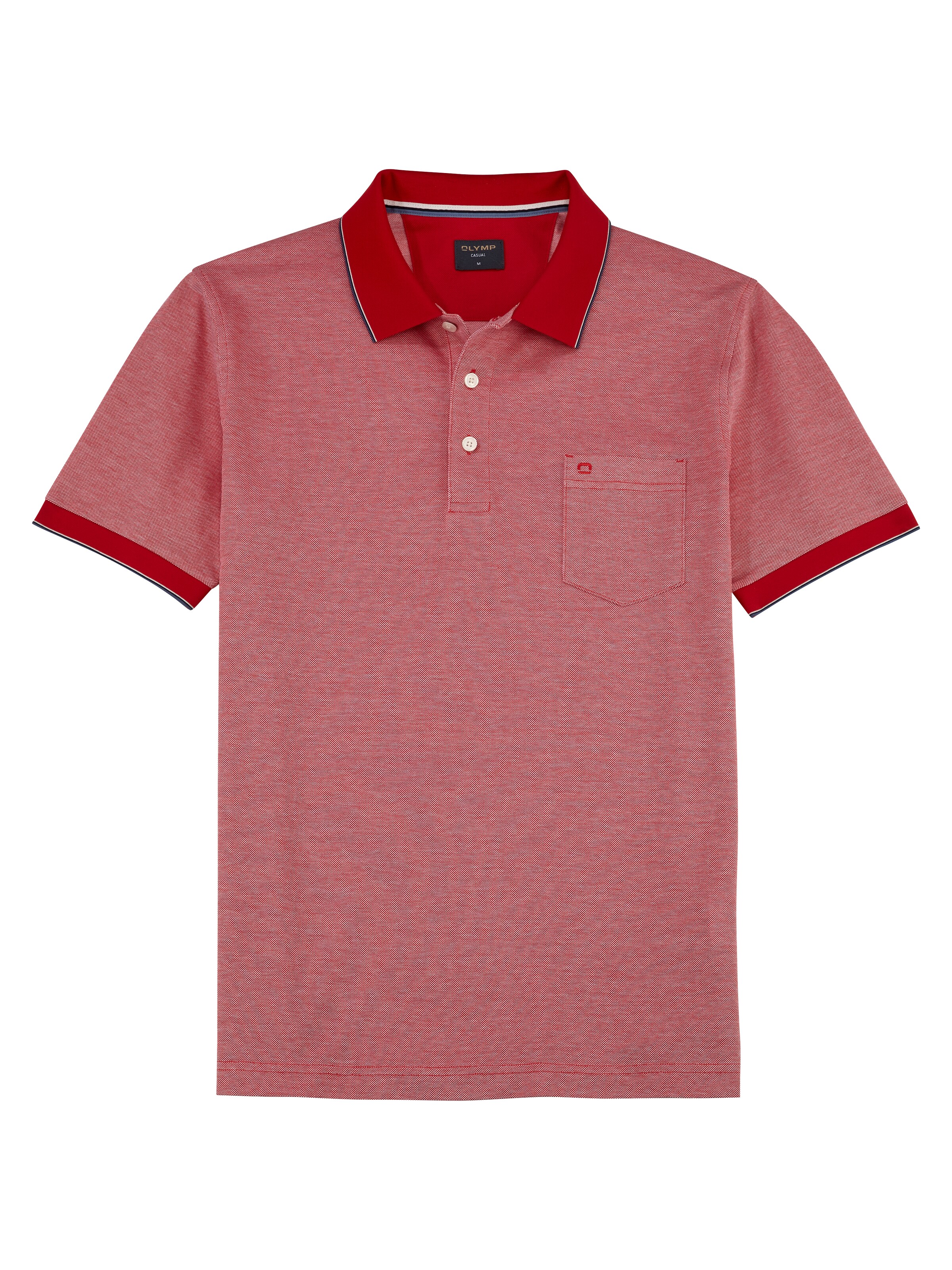OLYMP Poloshirt in Rot: Vorderseite