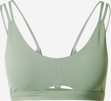 ADIDAS PERFORMANCE Bustier Sport bh 'Studio Luxe' in Groen: voorkant