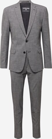 STRELLSON Slim fit Suit 'CALEB MADDEN' in Grey: front