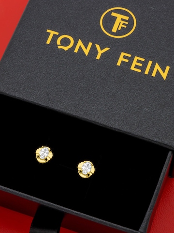 Tony Fein Ohrringe 'Oval'‌‌‌‌‌ in Gelb