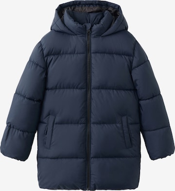 MANGO KIDS Mantel 'AMERLONG' in Blauw: voorkant