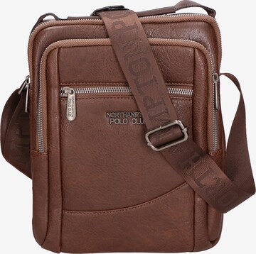 Northampton Polo Club Shoulder Bag in Brown: front