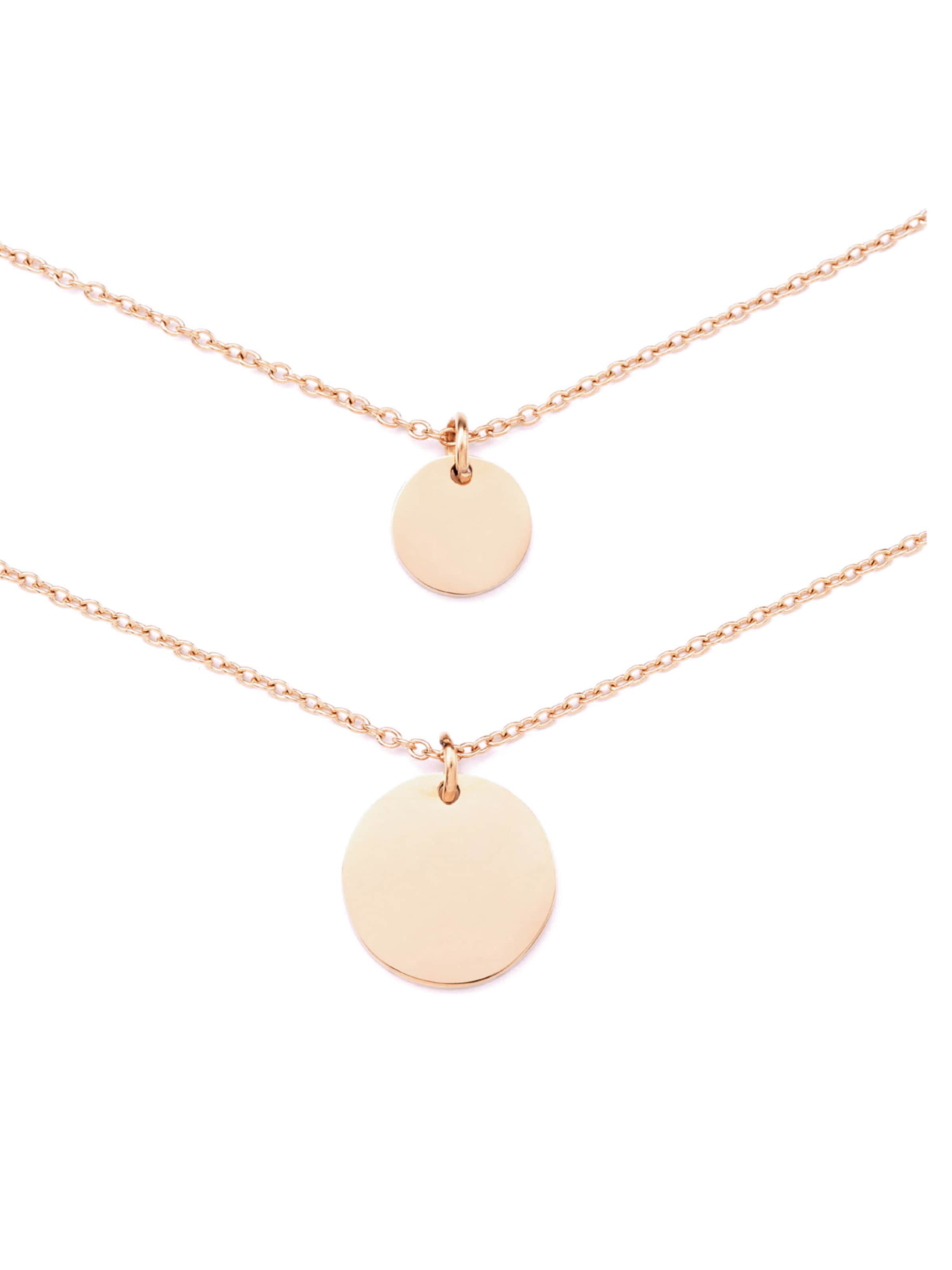 Frauen Schmuck Heideman Kette 'Circle' in Rosegold - YK99887 Frauen Schmuck Heideman Kette 'Circle' in Rosegold - YK99887