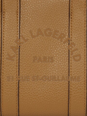 Karl Lagerfeld Handtasche 'Rue St-Guillaume' in Braun