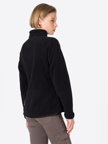 JACK WOLFSKIN Athletic fleece jacket 'Moonrise' in Black