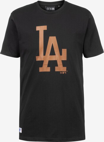 NEW ERA T-Shirt 'Los Angeles Dodgers' in Schwarz: predná strana