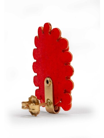 Gretchen Earrings in Red