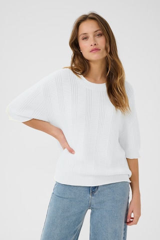 Pull-over 'Whitney' Kaffe en blanc : devant