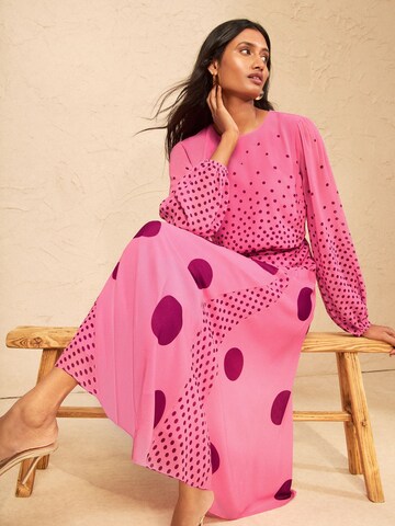 love & roses Kleid in Pink