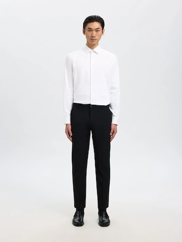SELECTED - Ajuste estrecho Camisa '16092939' en blanco