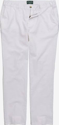 Regular Pantalon Boston Park en blanc : devant