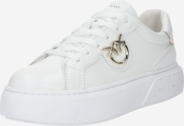 PINKO - Zapatillas deportivas bajas 'YOKO' en blanco: frente