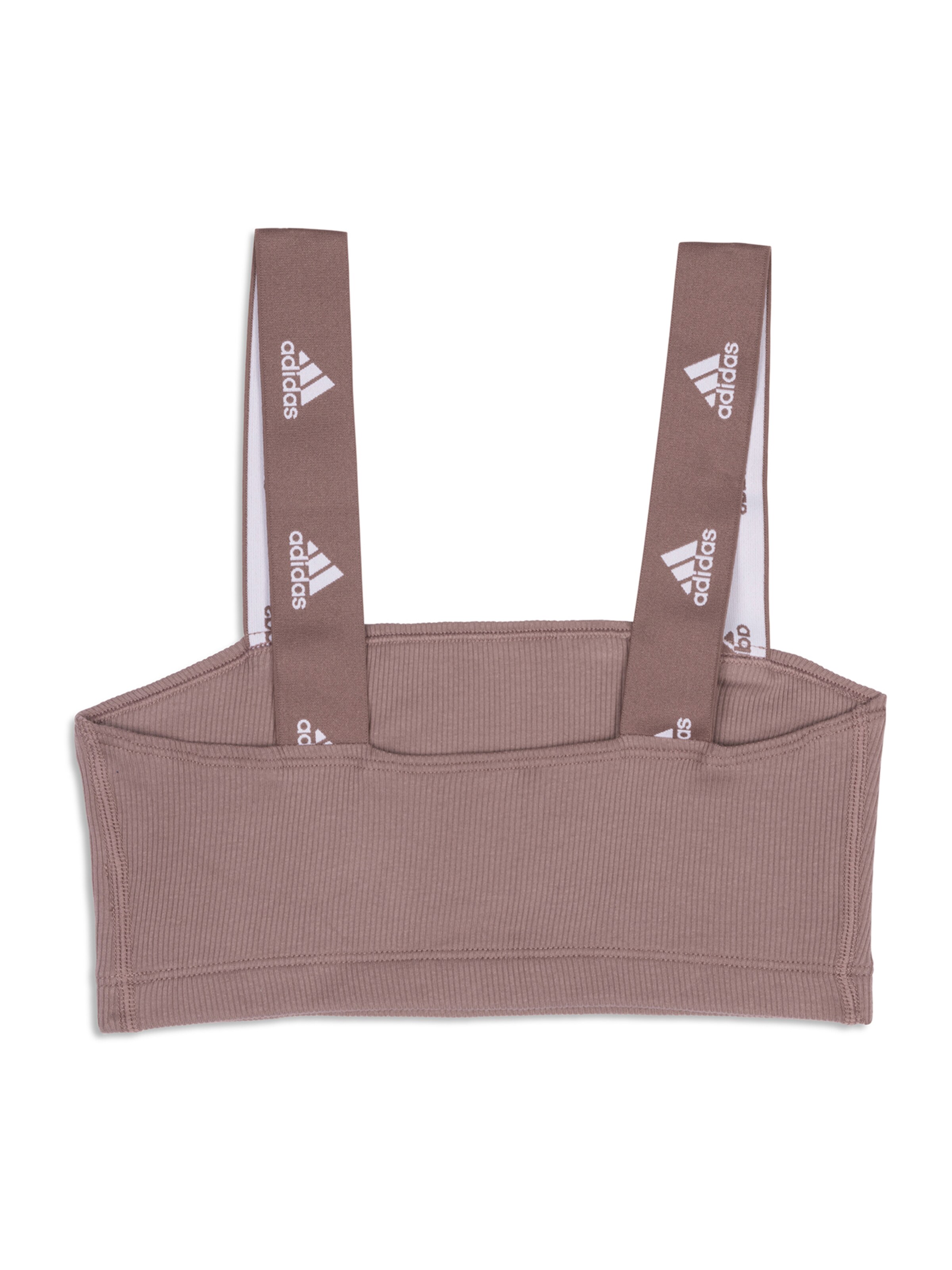 Bustier Soutien-gorge ' Real Cool Cotton ' ADIDAS ORIGINALS en marron : devant