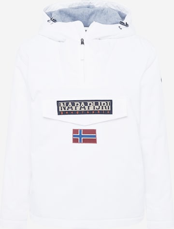 Veste mi-saison 'RAINFOREST' NAPAPIJRI en blanc : devant