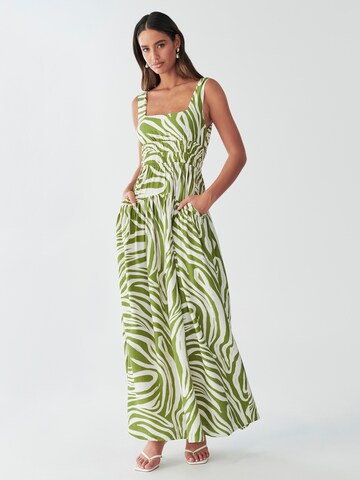 BWLDR - Vestido 'SAFIA' em verde: frente