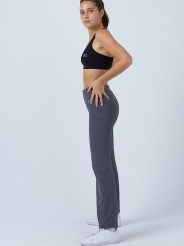 SPORTKIND Wide leg Workout Pants 'Jazzpants Regular' in Grey