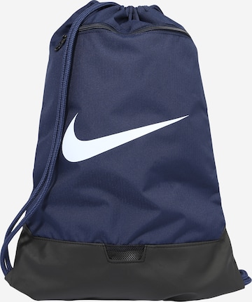 Sacs de sport à cordon 'Brasilia 9.5' NIKE en bleu : devant