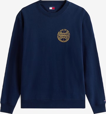 mėlyna Tommy Jeans Megztinis be užsegimo 'VARSITY': priekis