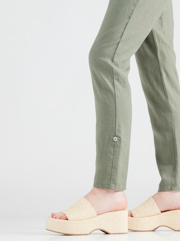 ROXY Regular Trousers 'ON THE SEASHORE' in Green