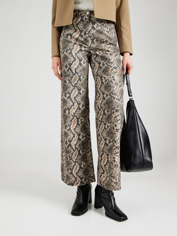 Wide leg Pantaloni 'PARURE' di MAX&Co. in marrone: frontale