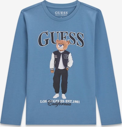 GUESS Shirt in 128 in navy / opal / hellbraun / weiß, Produktansicht