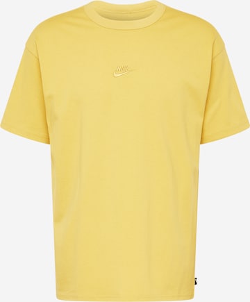 Nike Sportswear Tričko 'Essential' – žlutá: přední strana