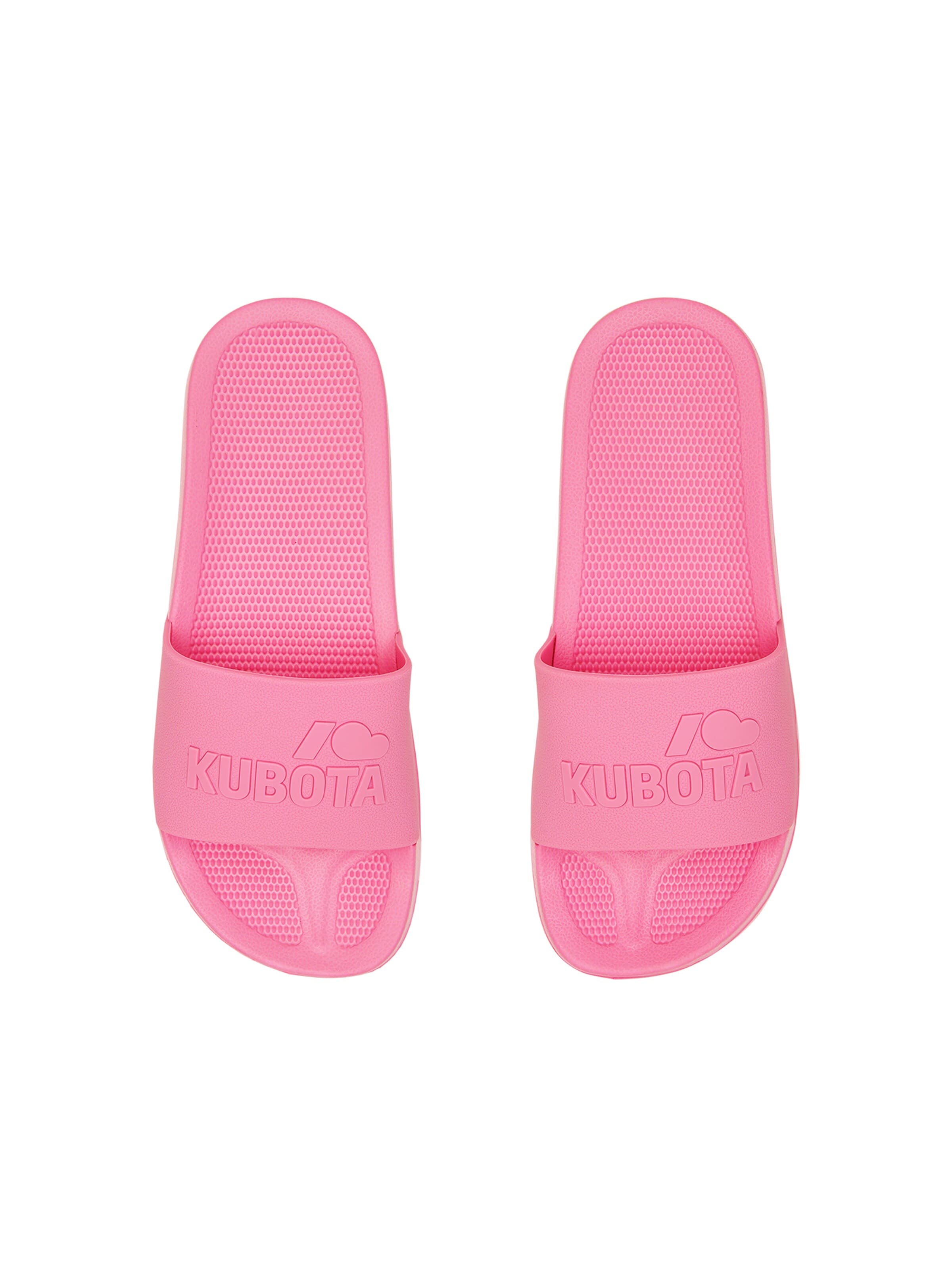 Kubota Strand-/badesko 'Kubota Women's Slip-On Light Green Basic Plain Pool Slides' i pink