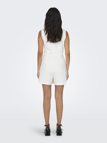 Tuta jumpsuit 'ABBA' di ONLY in bianco