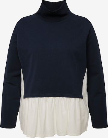 Ulla Popken Shirt in Blauw: voorkant