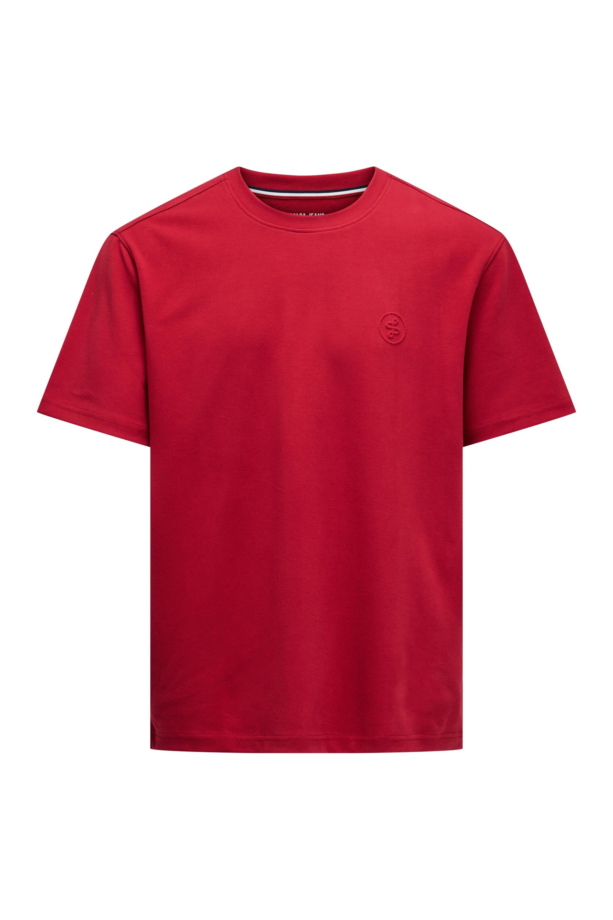 T-Shirt Salsa Jeans en rouge : devant